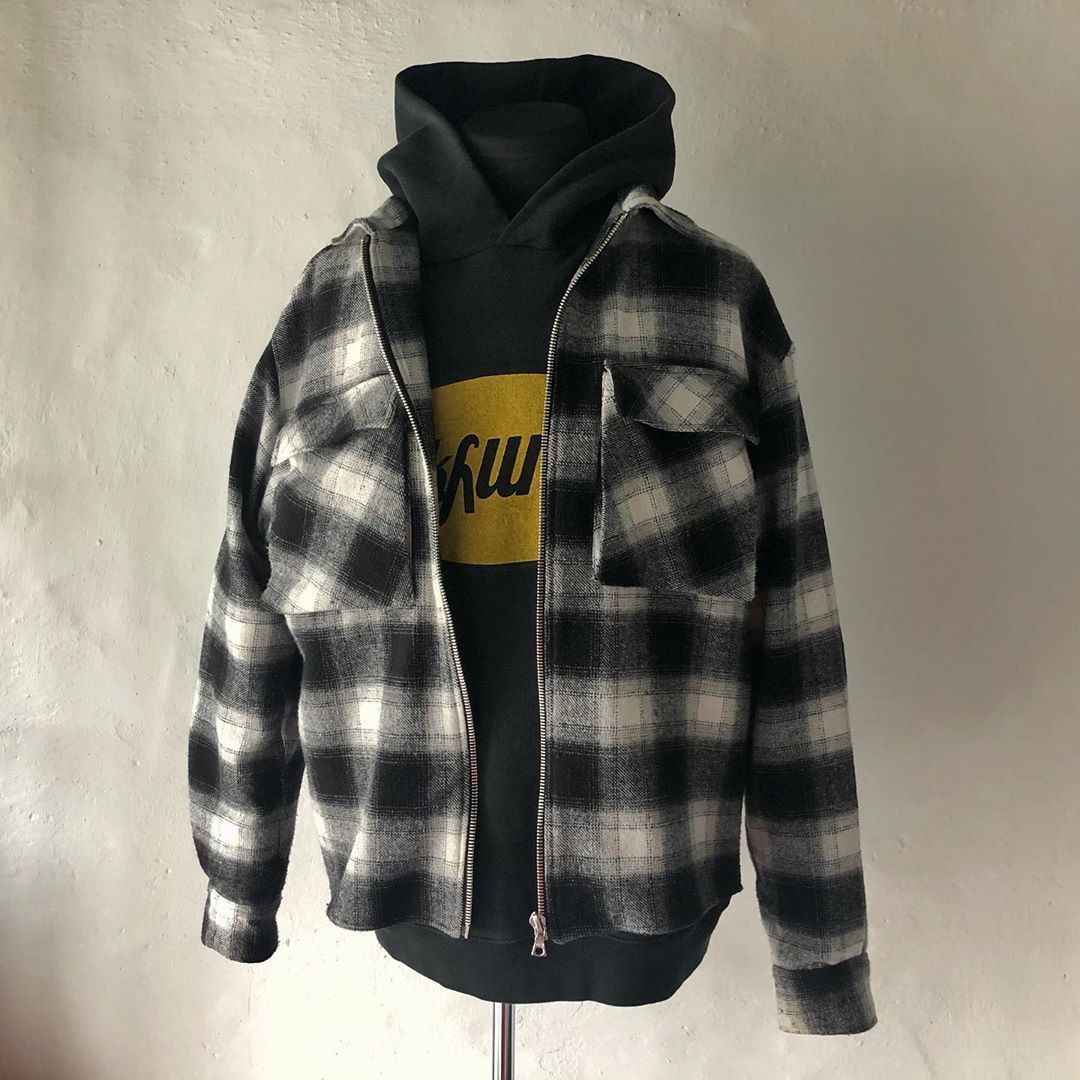 Heavy Fabric Askyurself Flannel Shirt Men Women High Quality Fashion Top Tees Askyurself Shirts