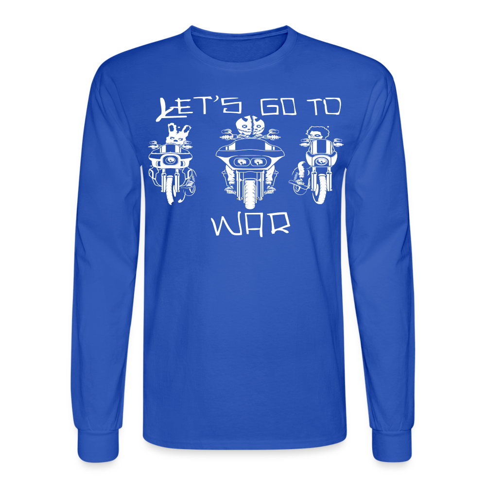 Let’s Go to War Long Sleeve T-Shirt - royal blue