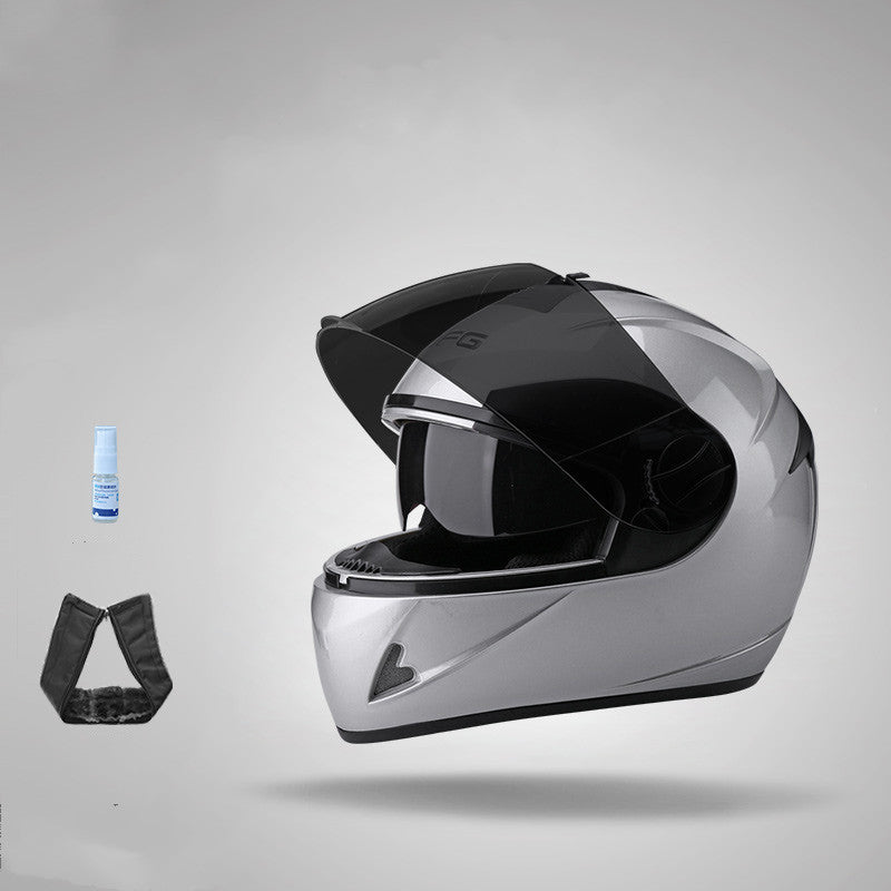 Electric Battery Motorcycle Anti-Fog Helmet Full Face Helmet