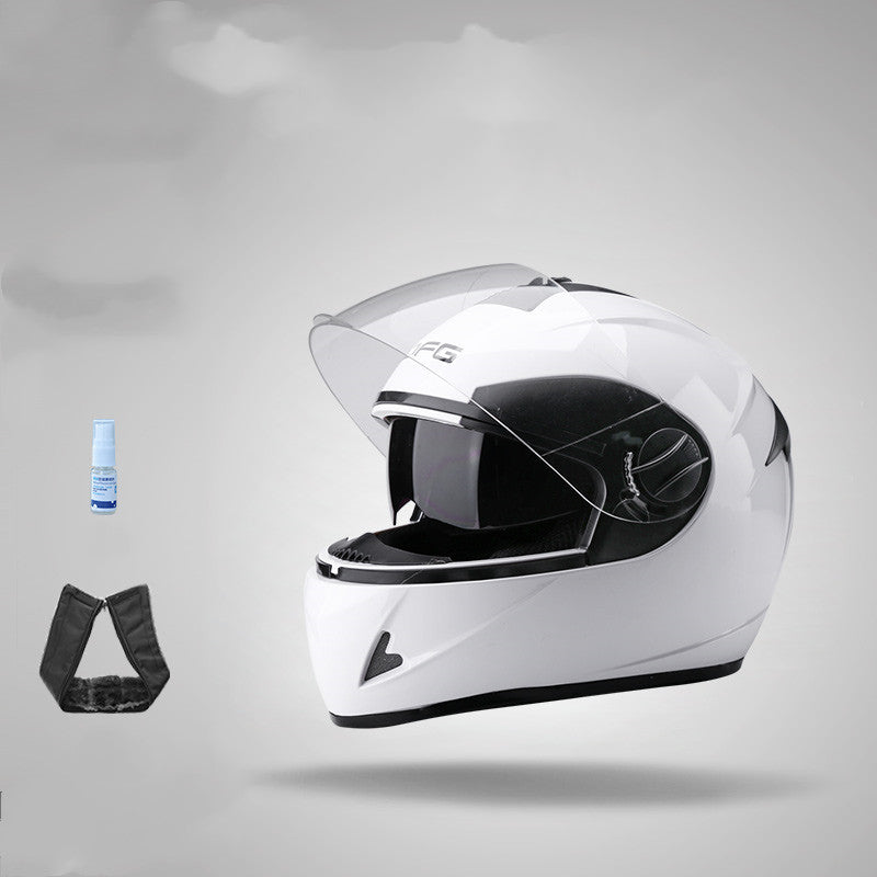 Electric Battery Motorcycle Anti-Fog Helmet Full Face Helmet