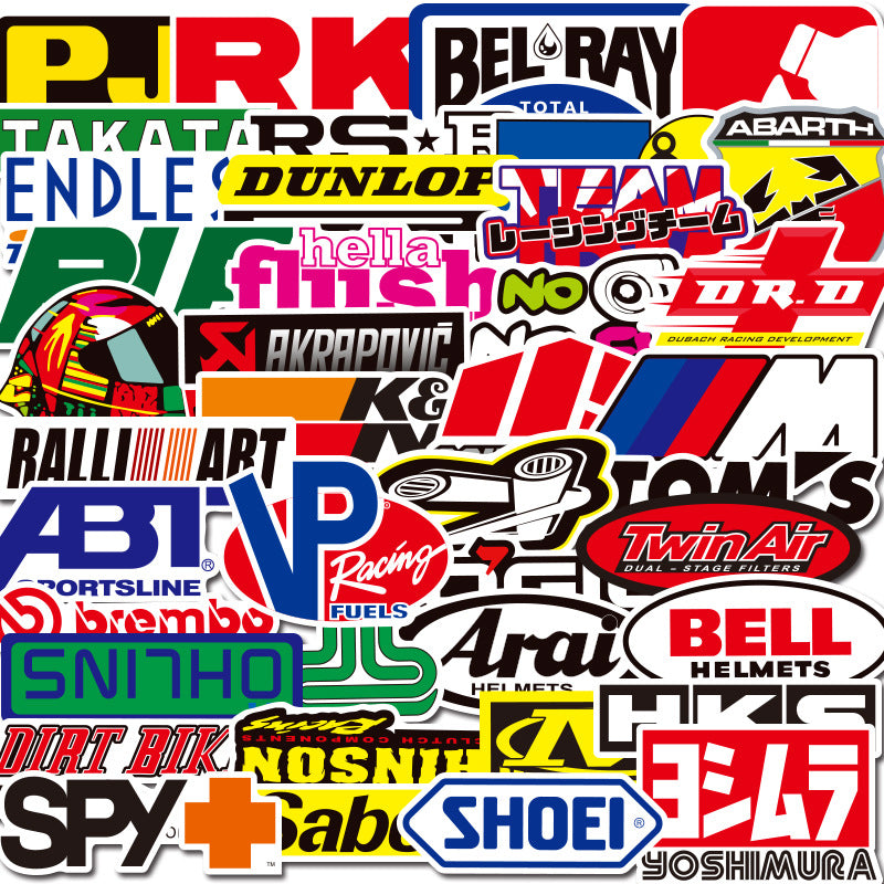 Car and motorcycle stickers