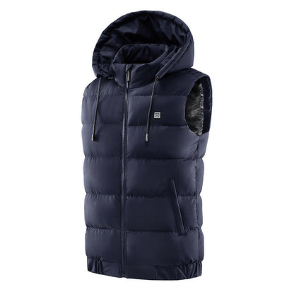 Self-heating Vest Men's Hooded Smart