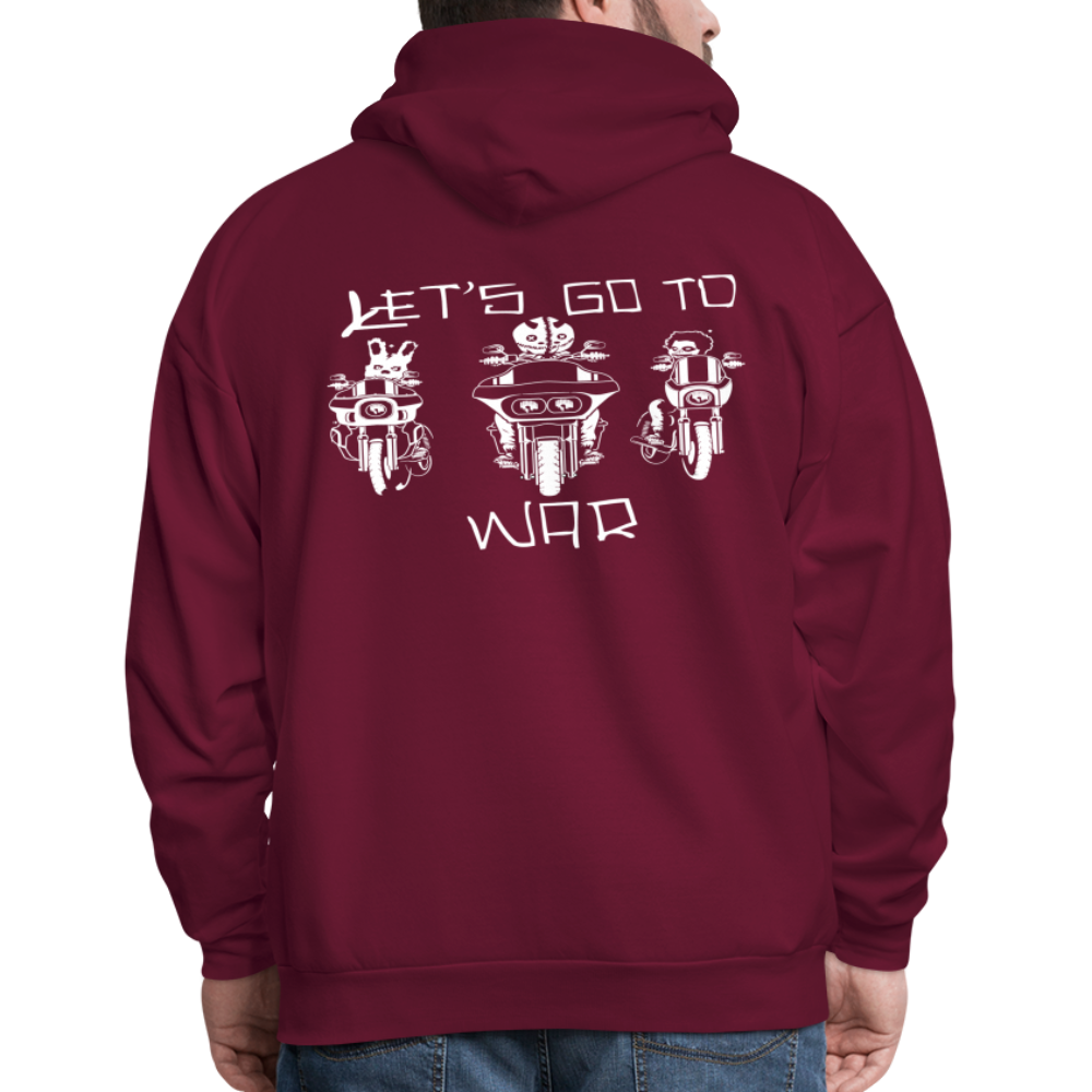 Let’s go to War Hoodie - burgundy