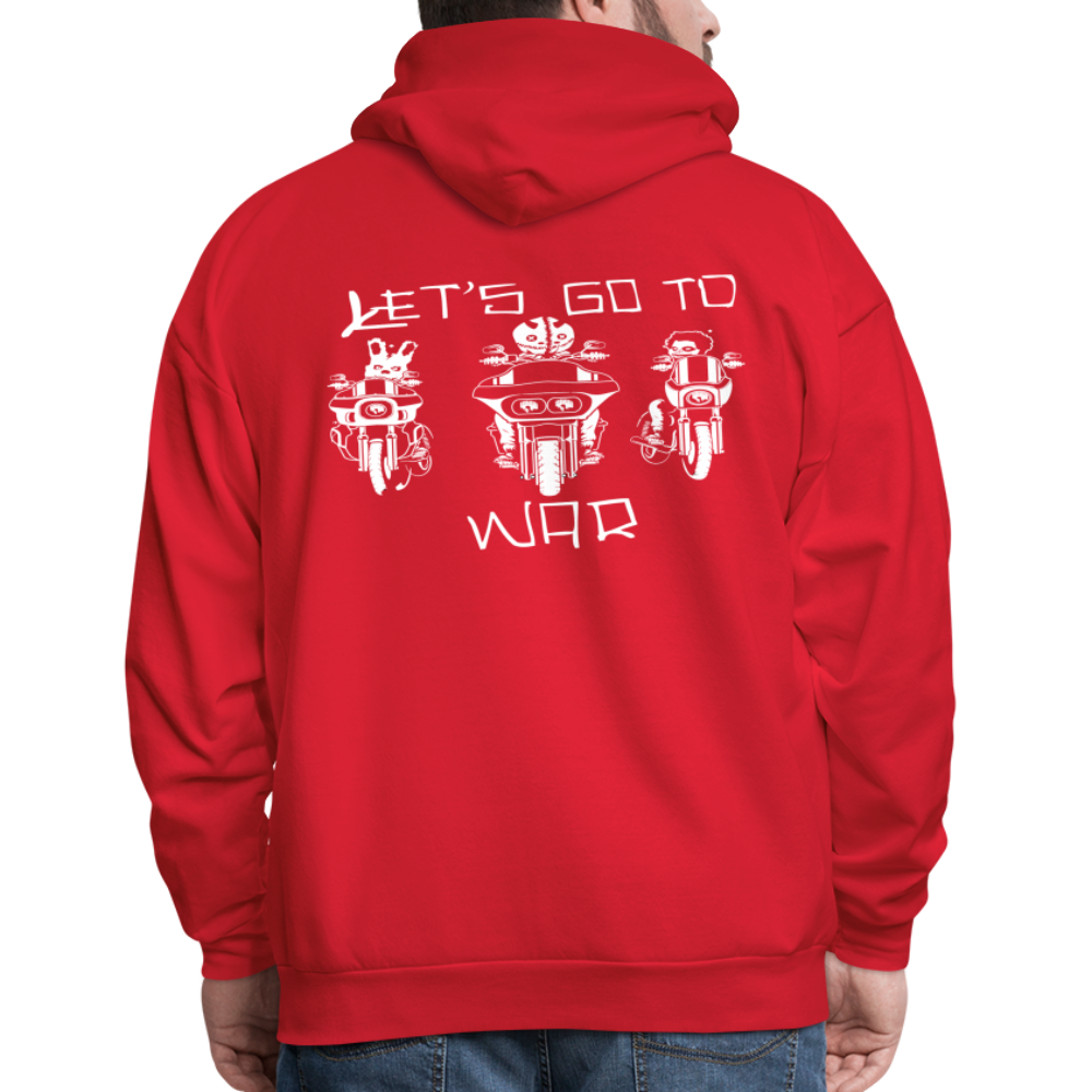 Let’s go to War Hoodie - red