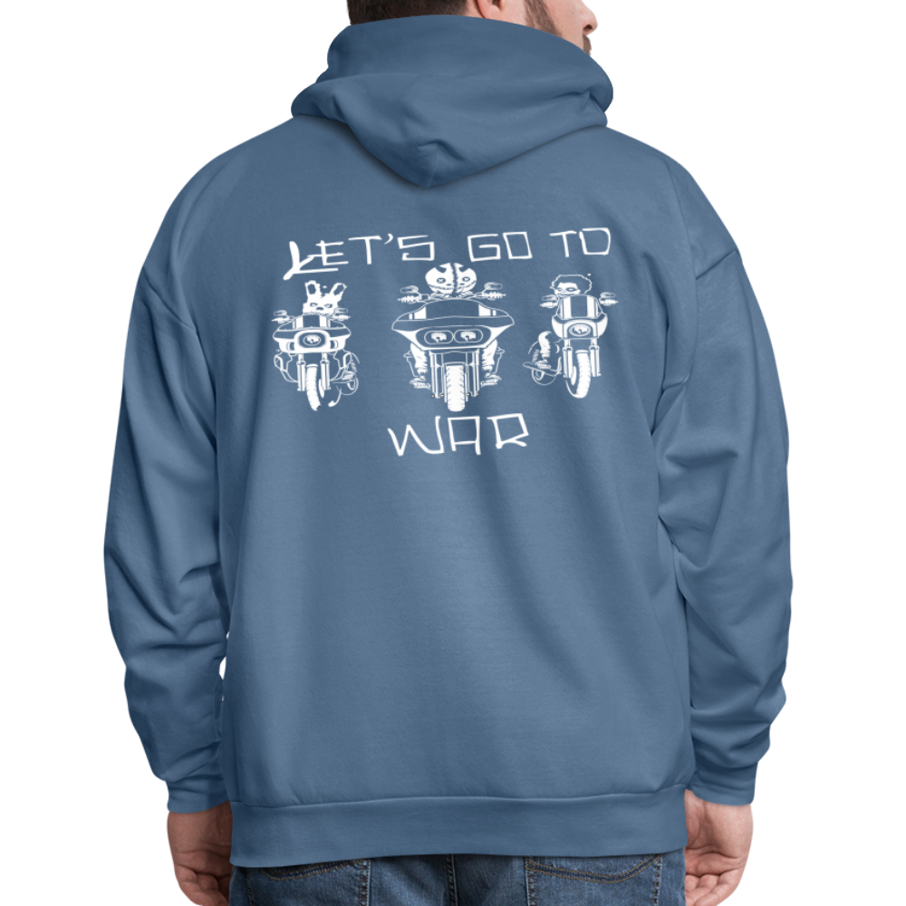 Let’s go to War Hoodie - denim blue