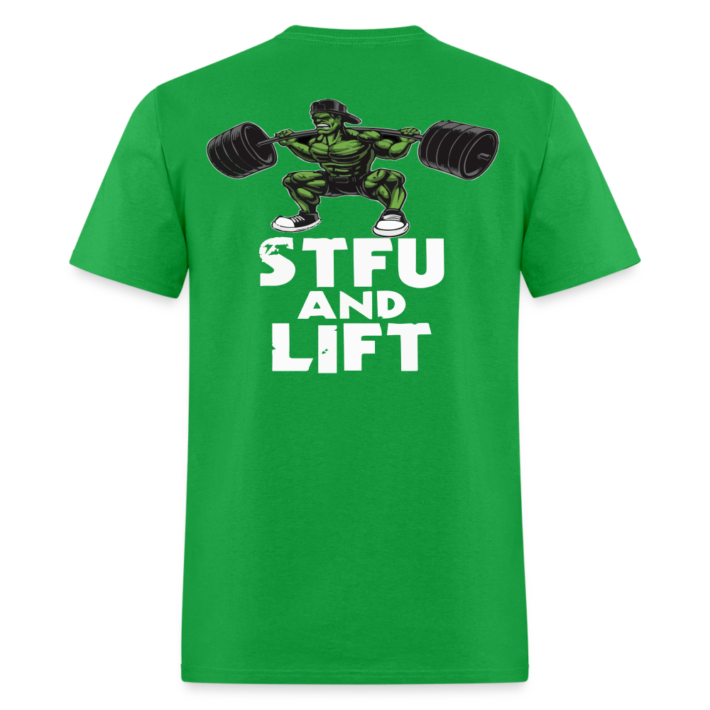 STFU and LIFT - bright green