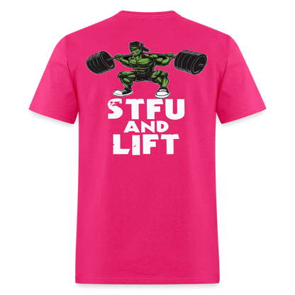 STFU and LIFT - fuchsia