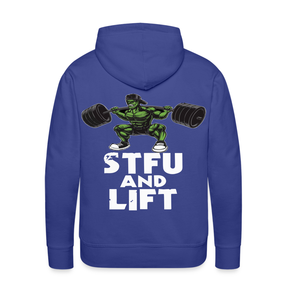 STFU AND LIFT HOODIE - royal blue