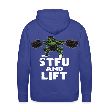 STFU AND LIFT HOODIE - royal blue