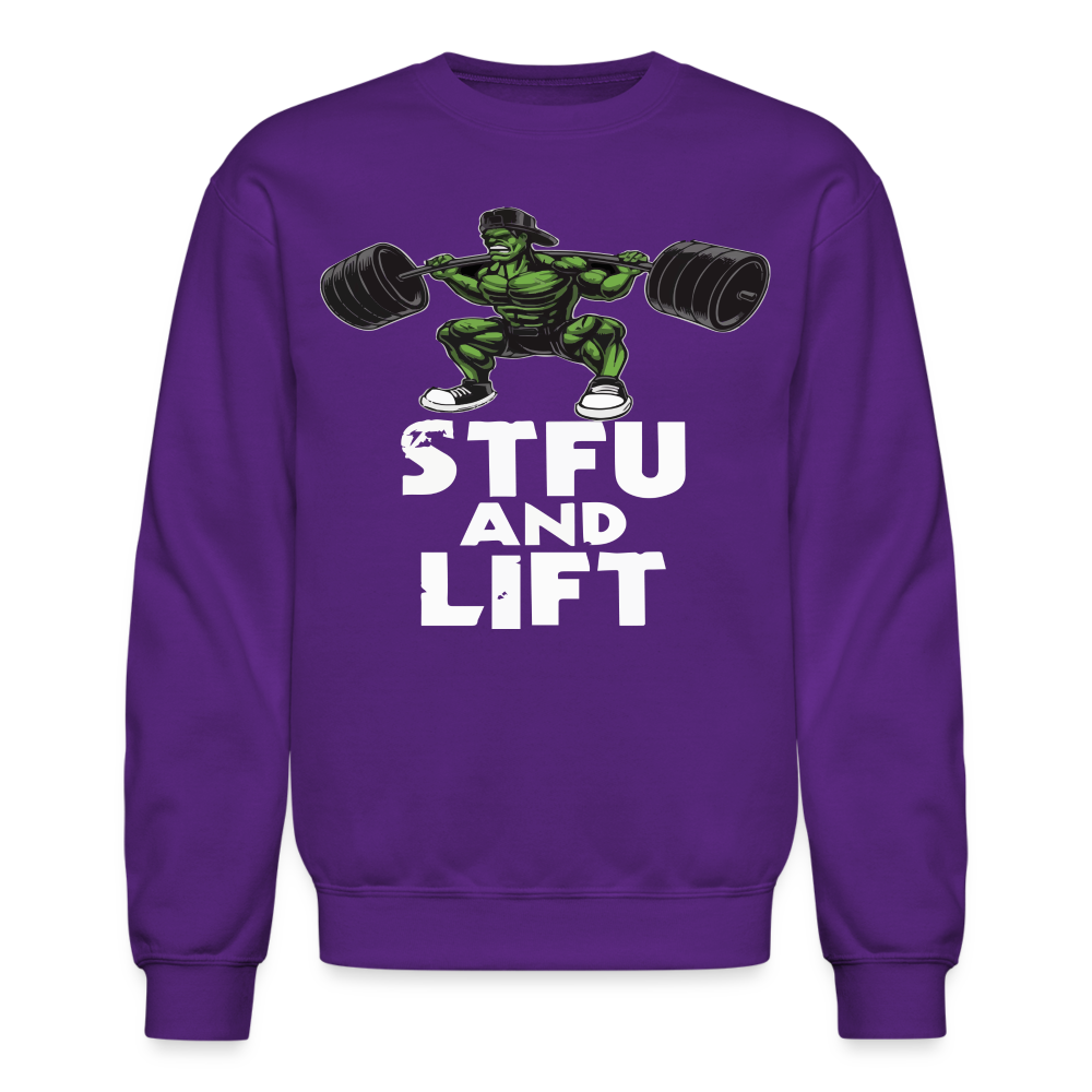 Crewneck Sweatshirt STFU - purple