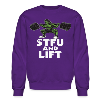 Crewneck Sweatshirt STFU - purple