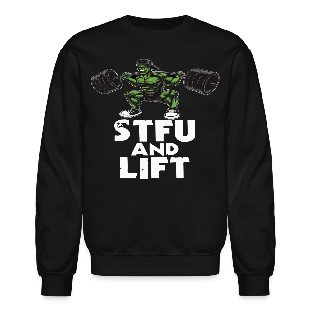 Crewneck Sweatshirt STFU - black