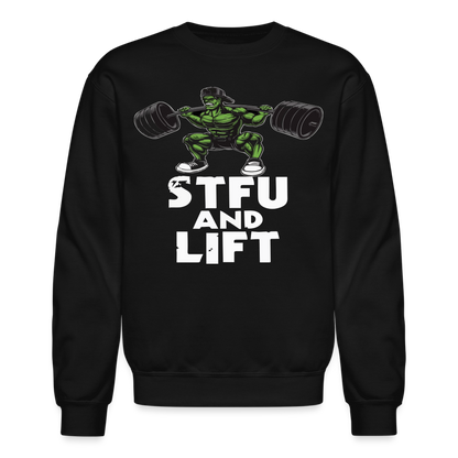 Crewneck Sweatshirt STFU - black