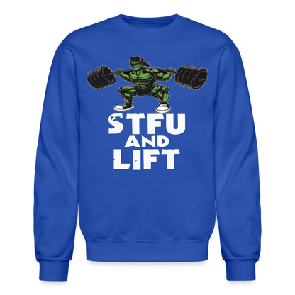 Crewneck Sweatshirt STFU - royal blue