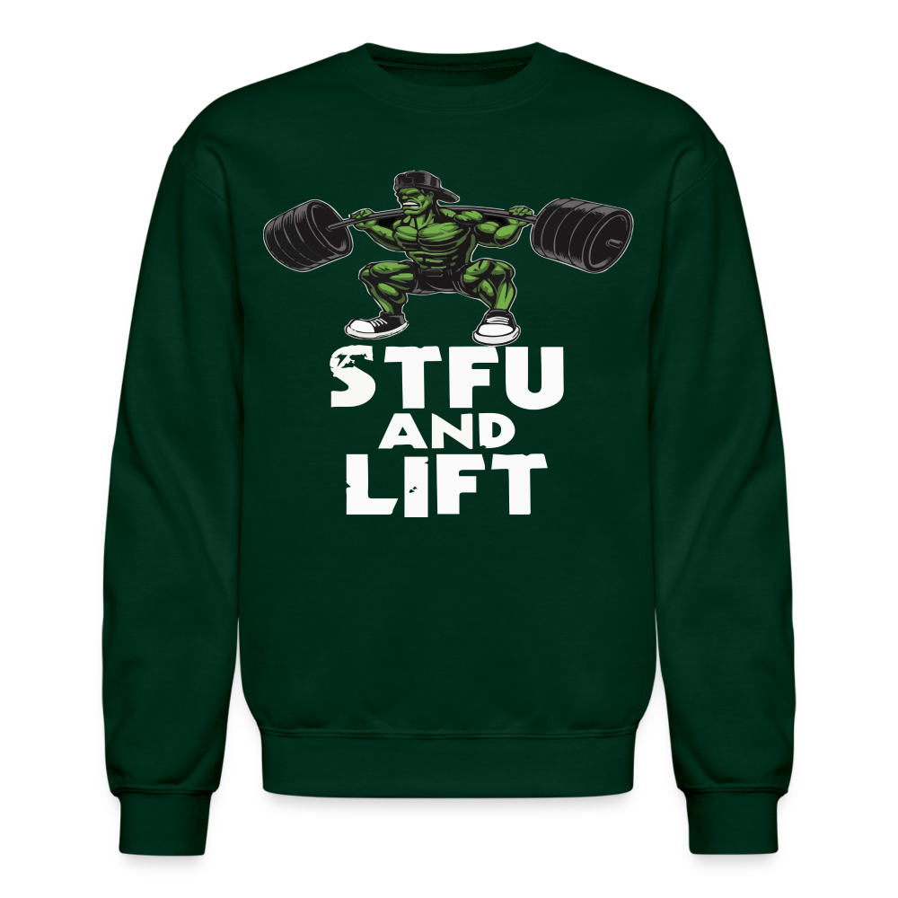 Crewneck Sweatshirt STFU - forest green