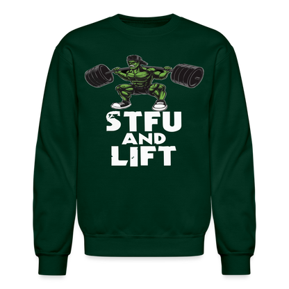 Crewneck Sweatshirt STFU - forest green