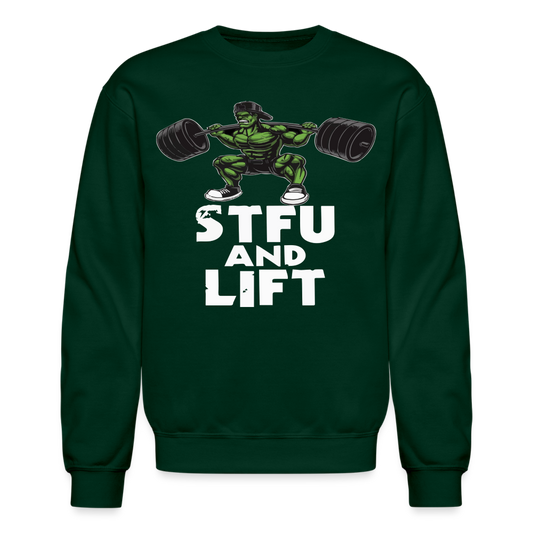 Crewneck Sweatshirt STFU - forest green