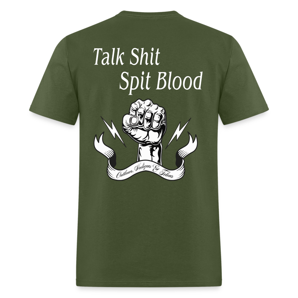 Spit blood - military green