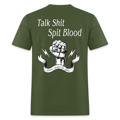 Spit blood - military green