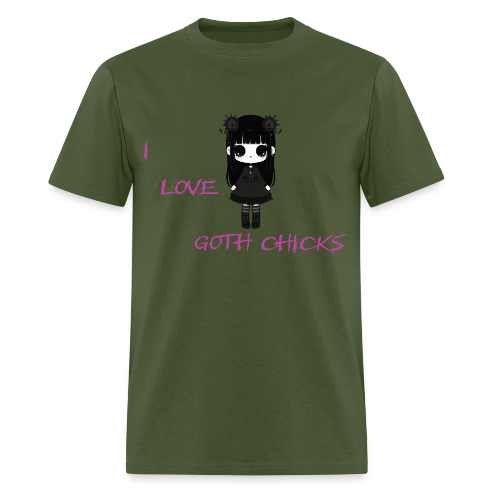 Goth chicks - military green