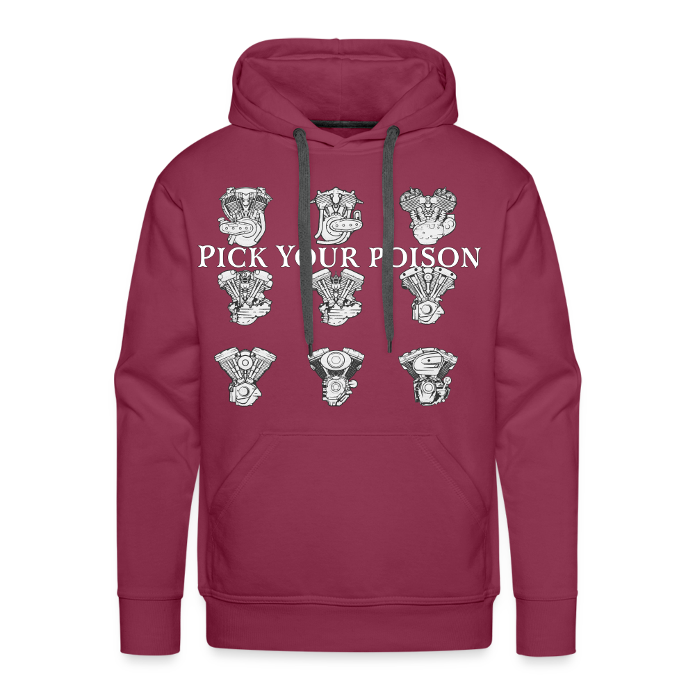 Pick your poison  Hoodie - burgundy