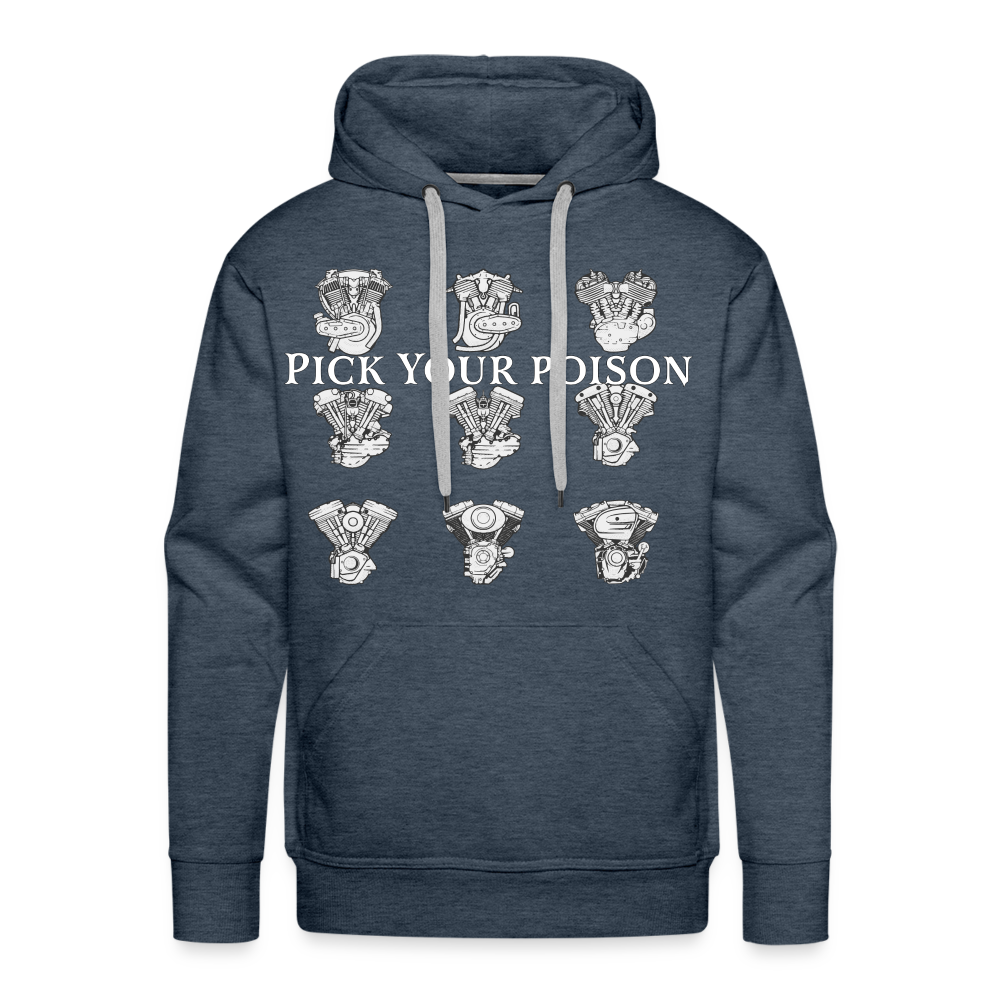 Pick your poison  Hoodie - heather denim