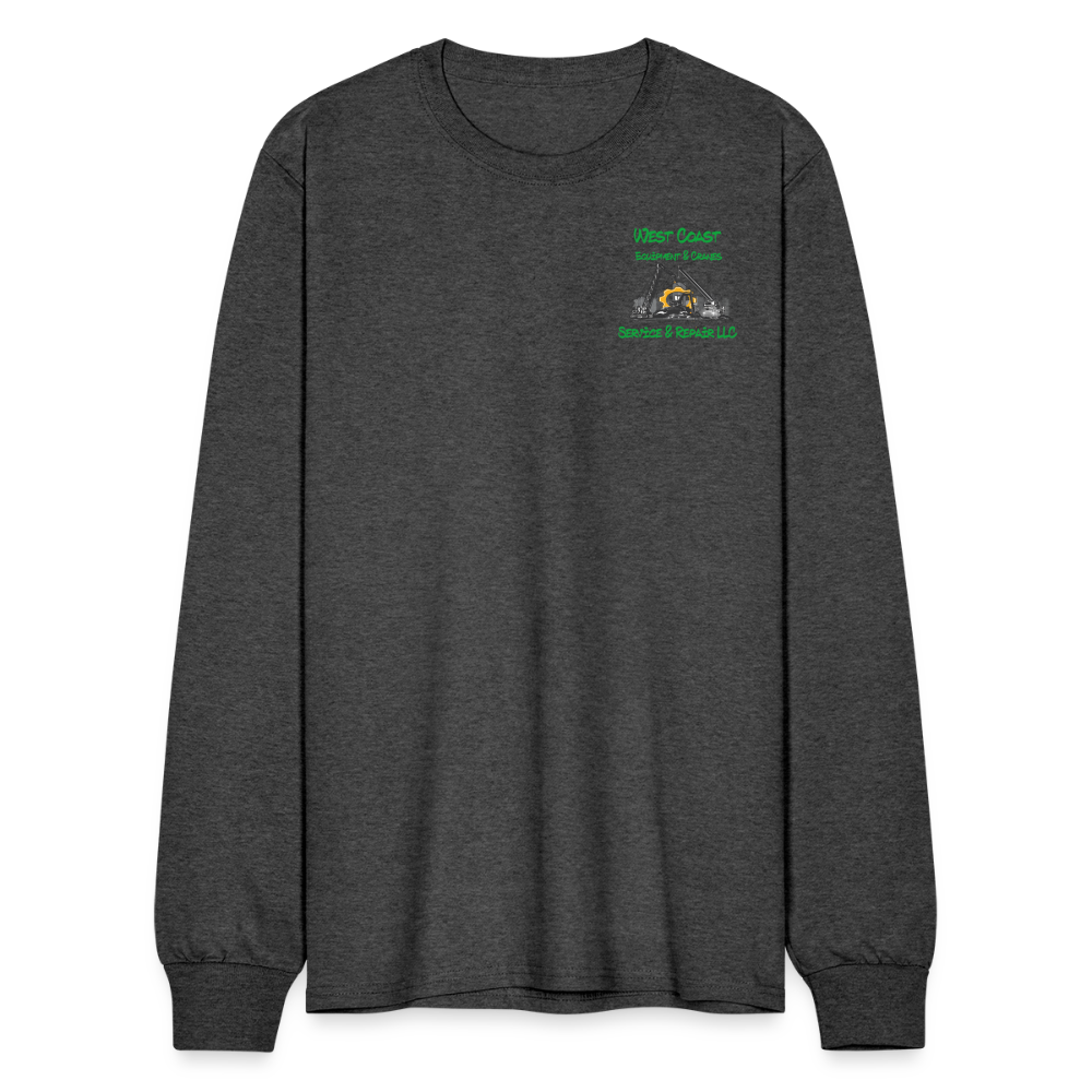 West coast Long Sleeve T-Shirt - heather black