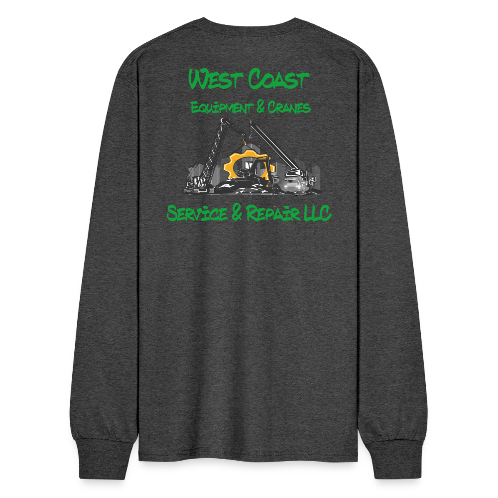 West coast Long Sleeve T-Shirt - heather black