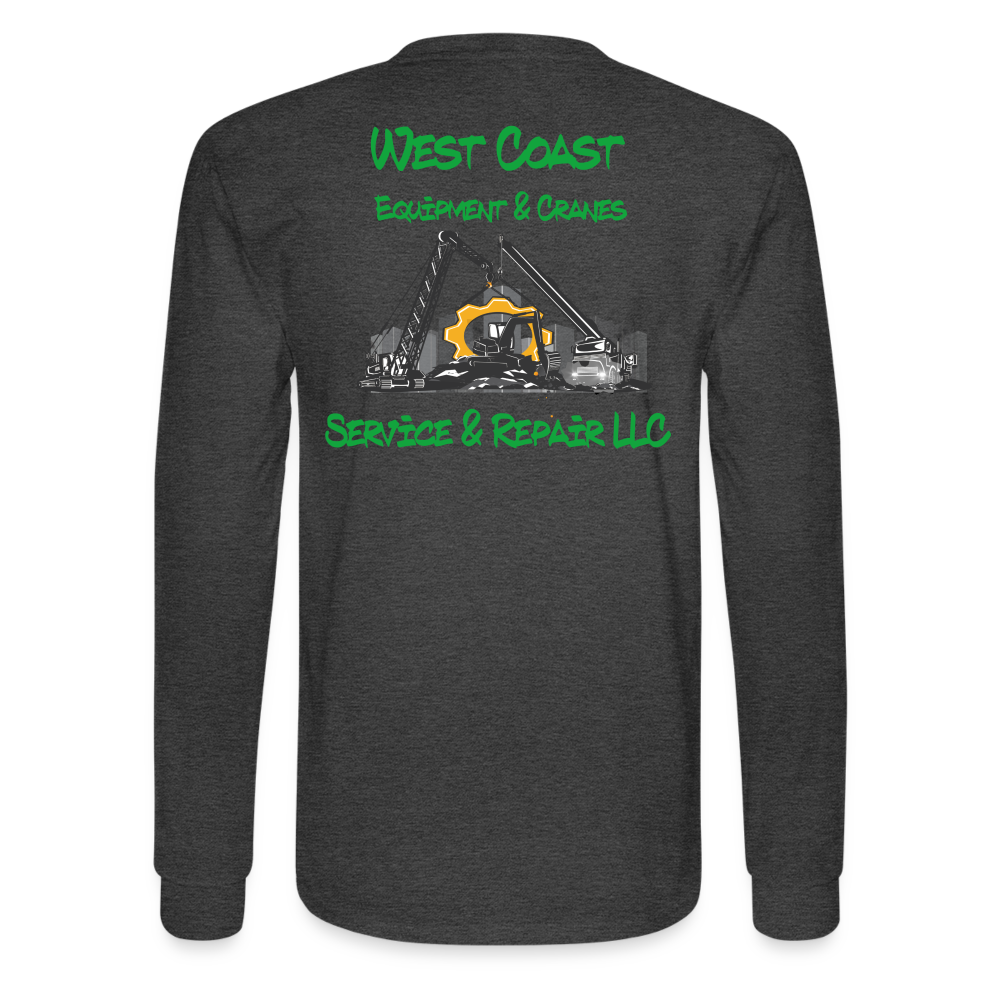 West coast Long Sleeve T-Shirt - heather black