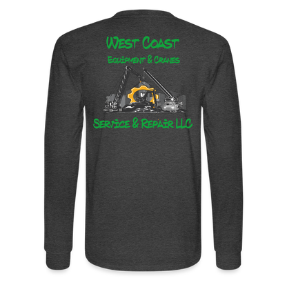 West coast Long Sleeve T-Shirt - heather black