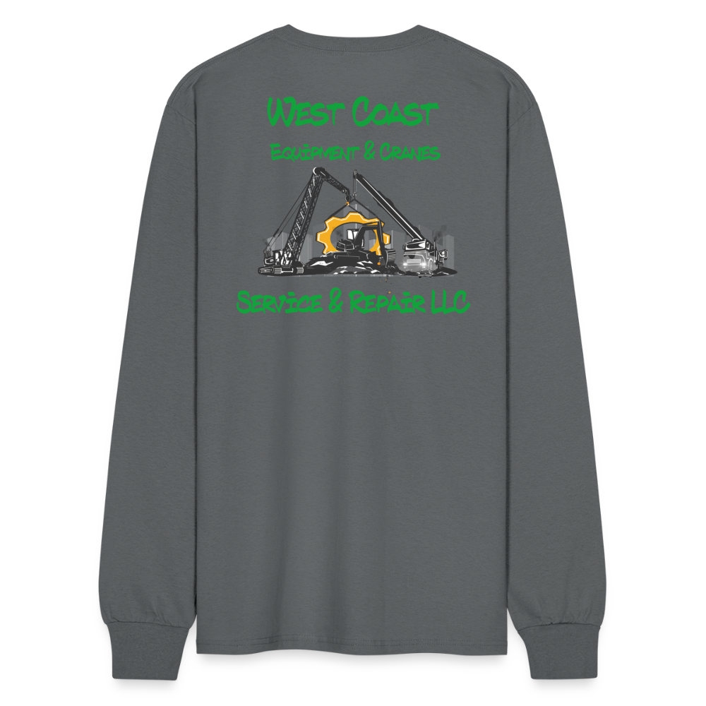 West coast Long Sleeve T-Shirt - charcoal