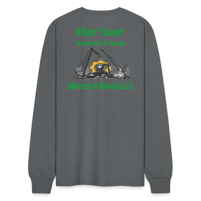 West coast Long Sleeve T-Shirt - charcoal