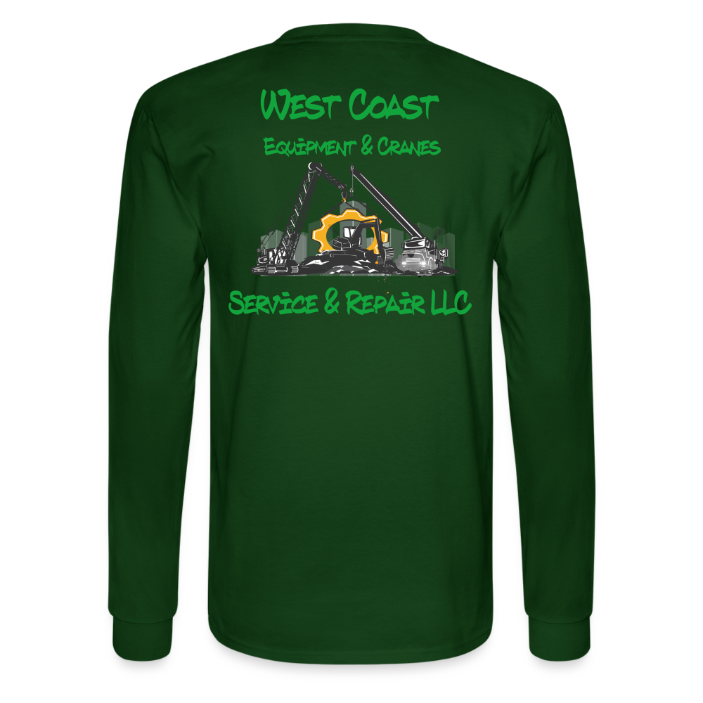 West coast Long Sleeve T-Shirt - forest green