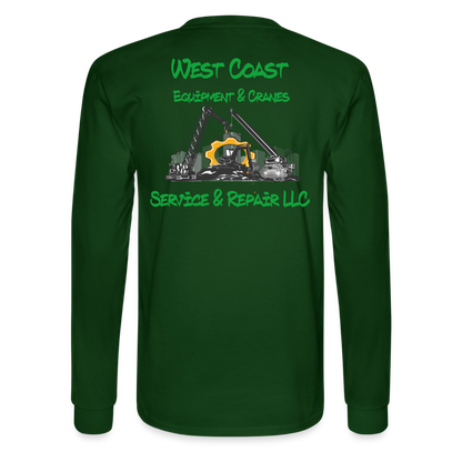 West coast Long Sleeve T-Shirt - forest green