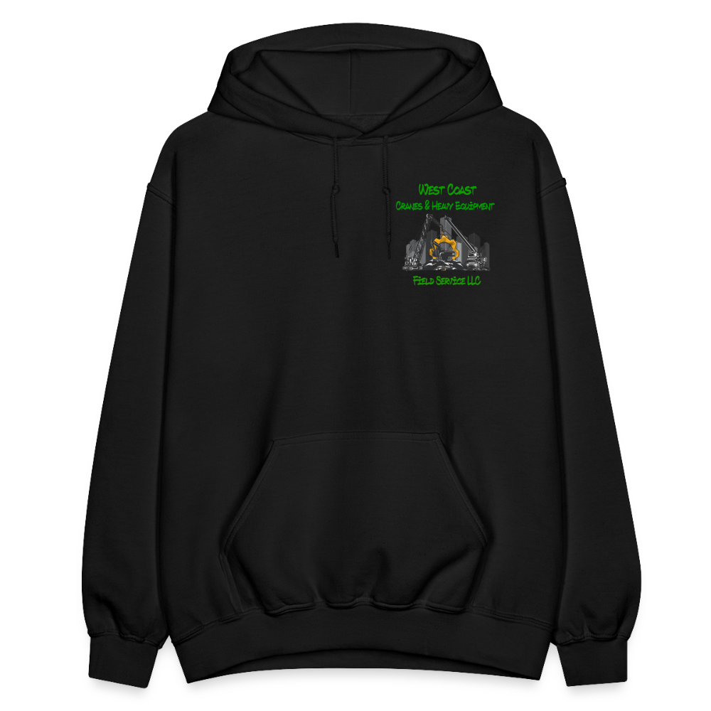 West coast hoodie Heavy - black