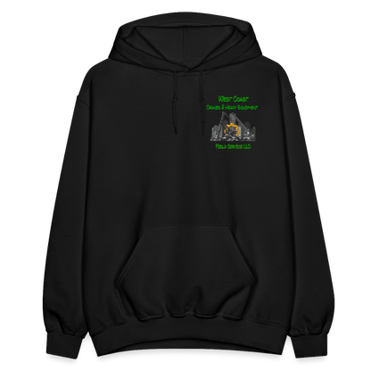 West coast hoodie Heavy - black