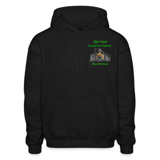 West coast hoodie Heavy - black