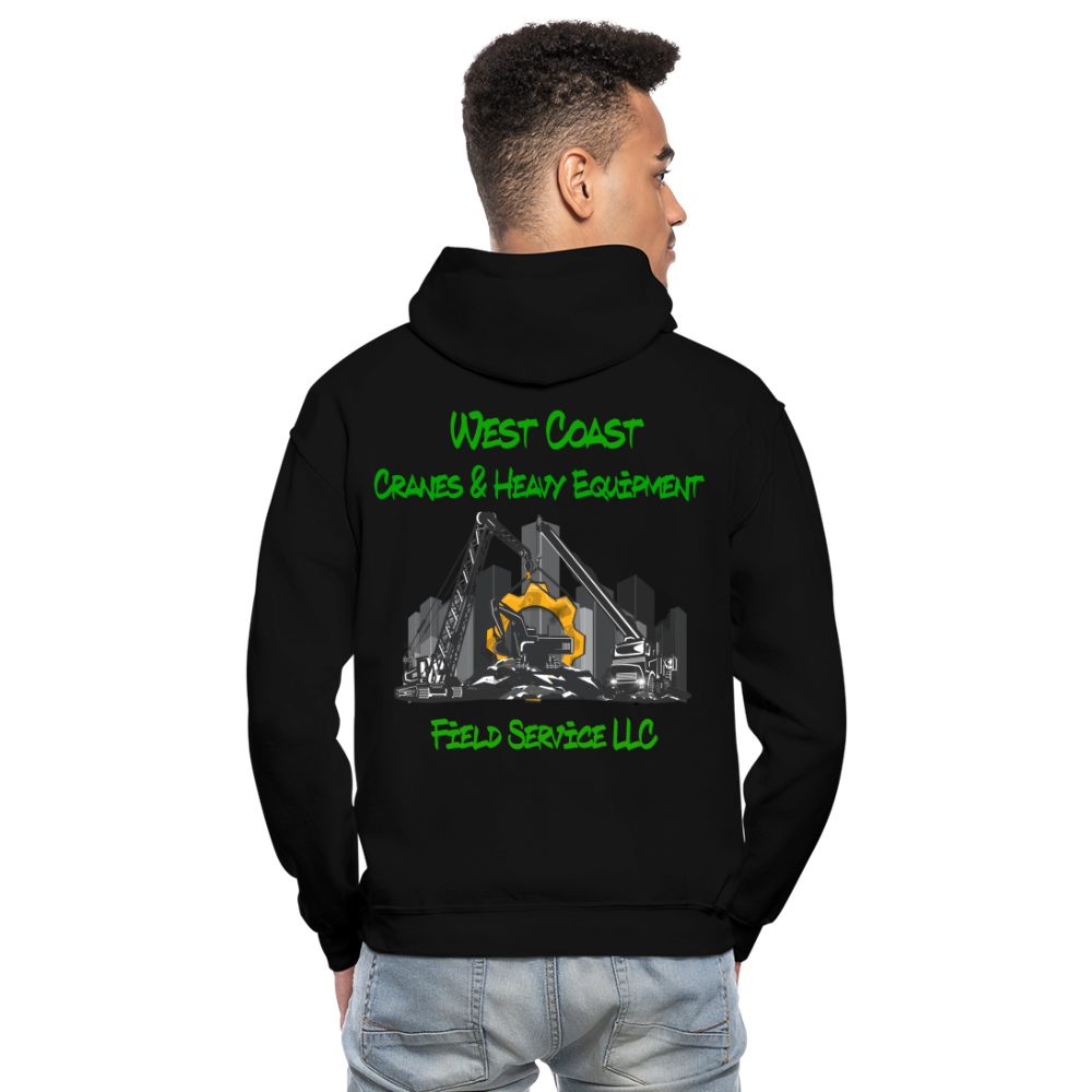 West coast hoodie Heavy - black