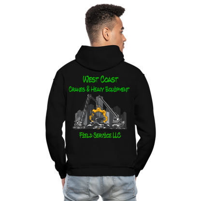 West coast hoodie Heavy - black