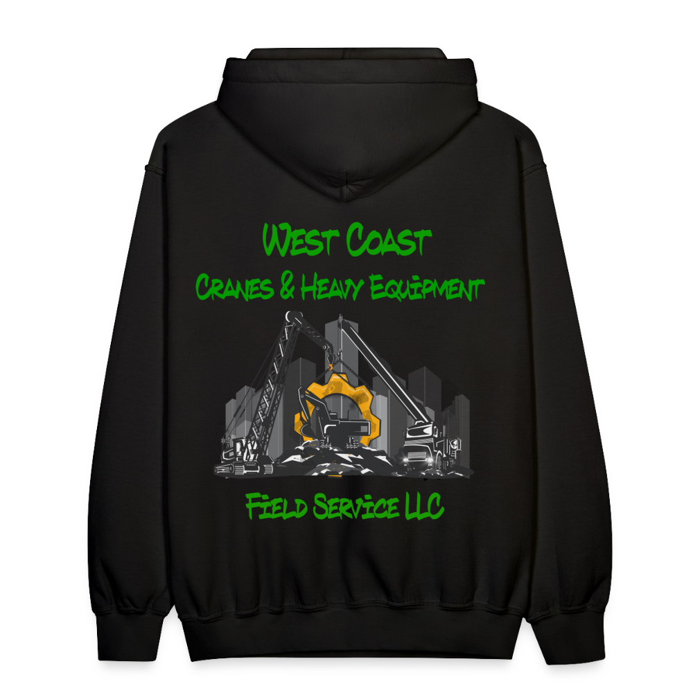 West coast hoodie Heavy - black