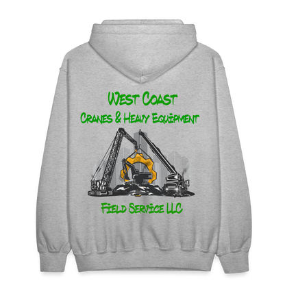 West coast hoodie Heavy - heather gray