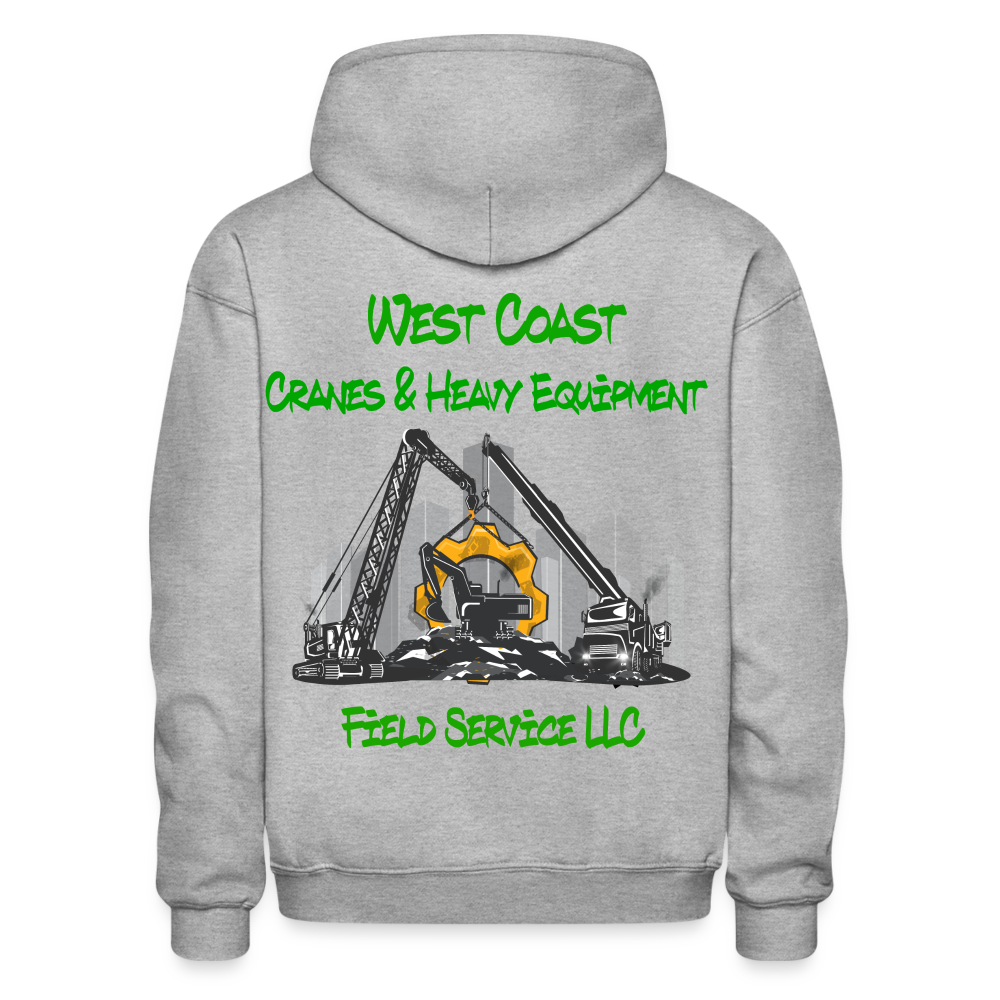 West coast hoodie Heavy - heather gray