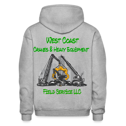 West coast hoodie Heavy - heather gray